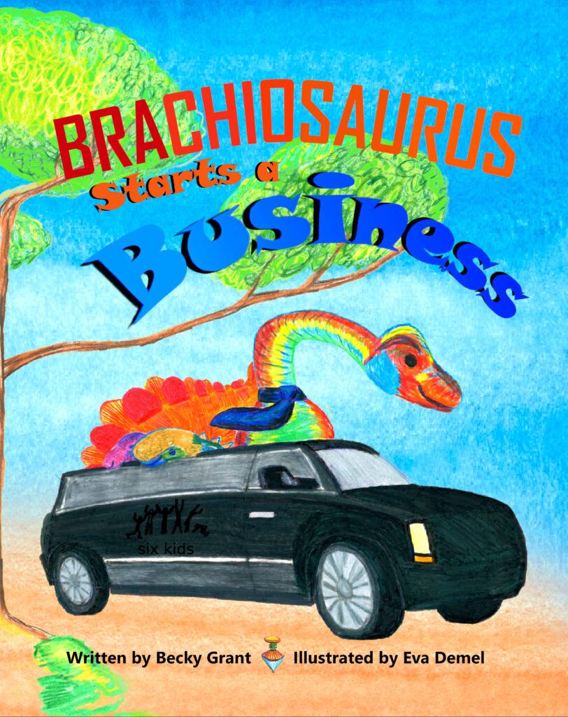Brachiosaurus Starts a Business Funny Children's Picture Book
